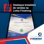 Flow Sistem é destaque brasileiro de vendas na Linha Finishing da Graco